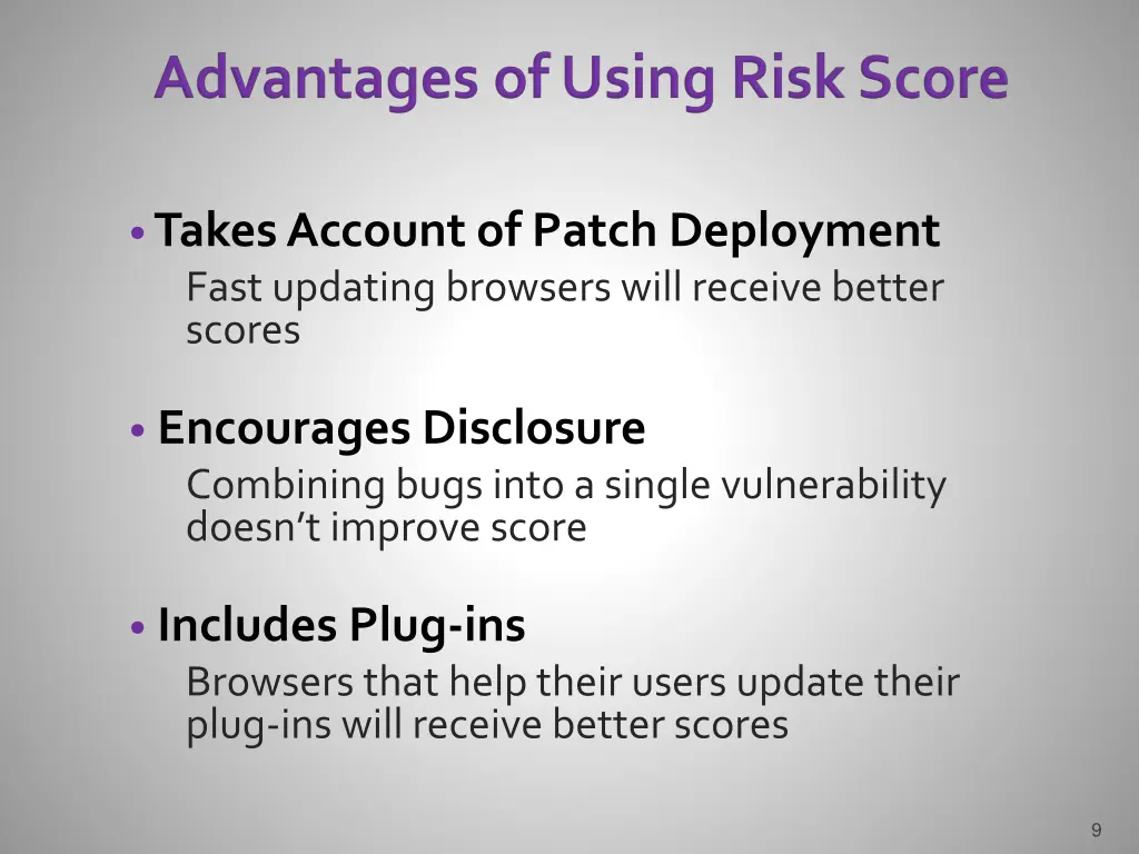 takes account of patch deployment fast updating