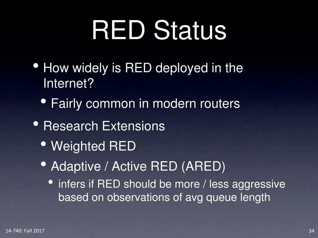 red status