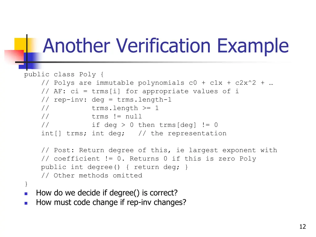 another verification example