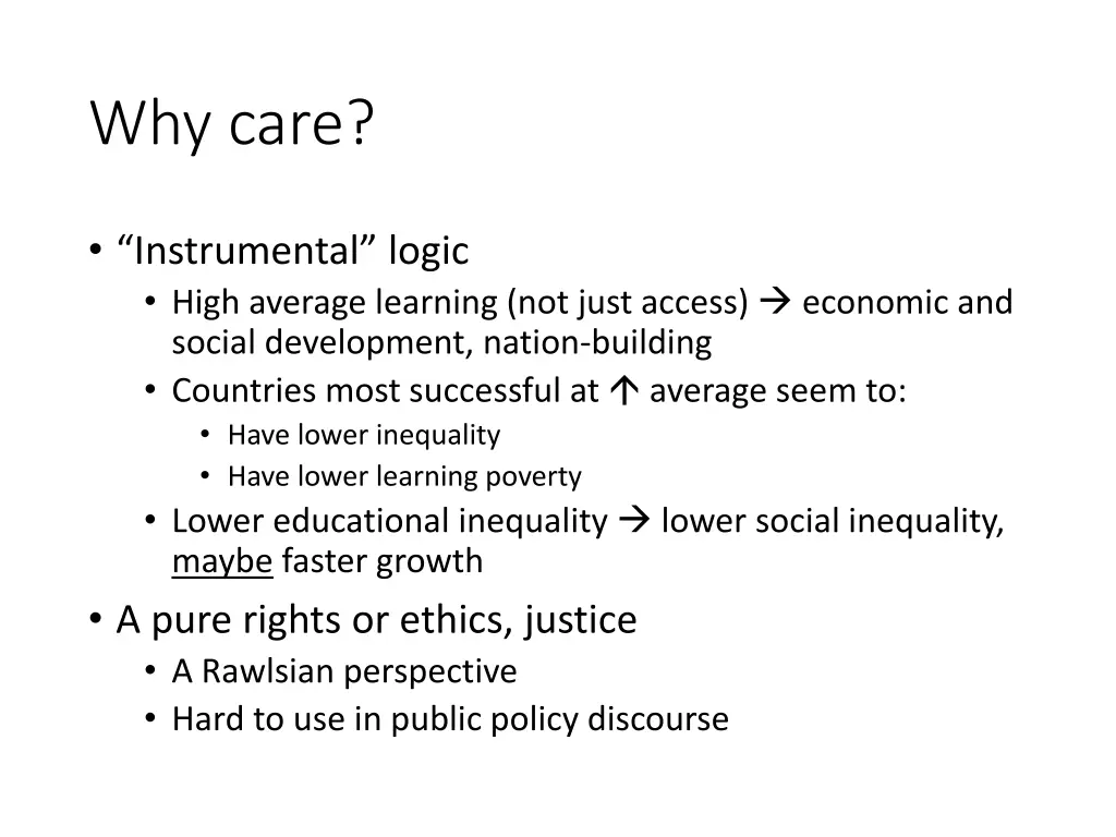 why care