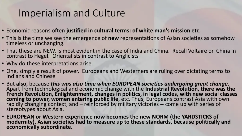 imperialism and culture