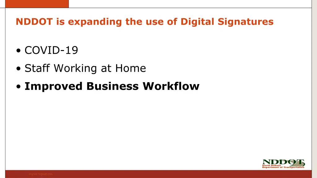 nddot is expanding the use of digital signatures