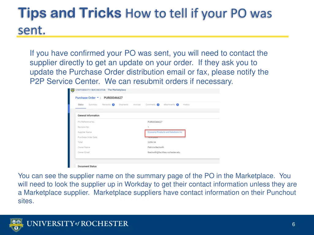 tips and tricks how to tell if your po was sent 4