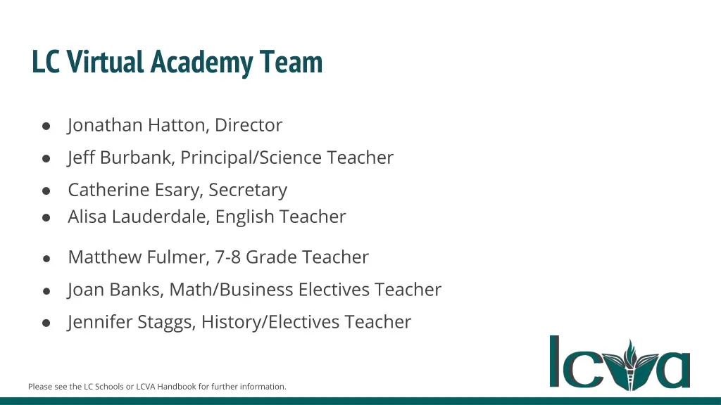lc virtual academy team