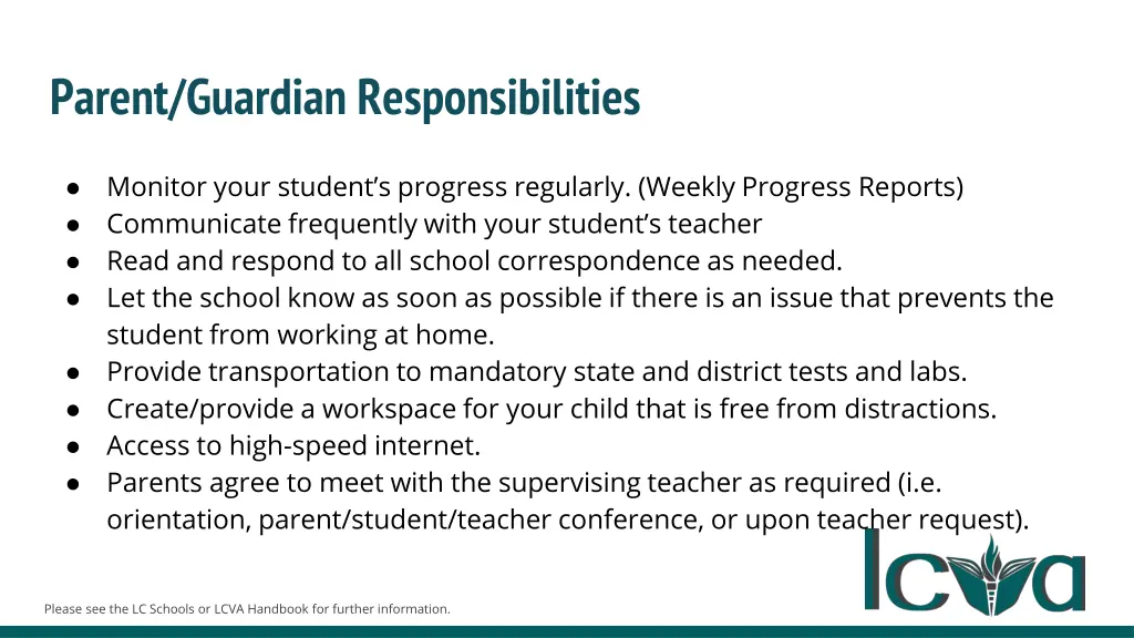 parent guardian responsibilities