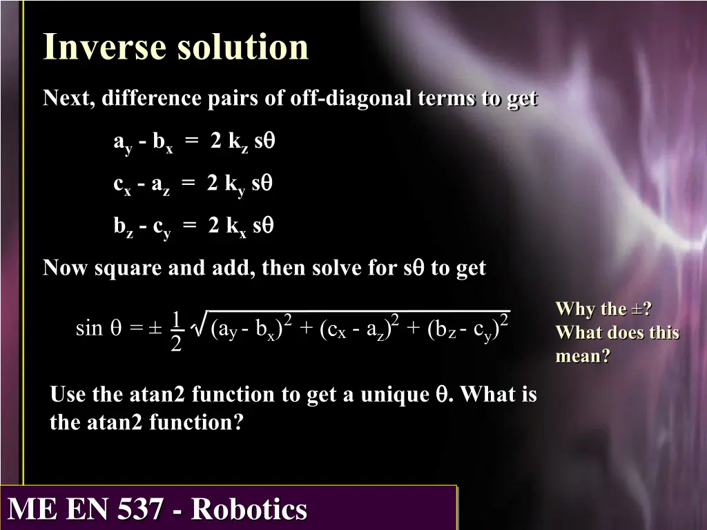 inverse solution 1