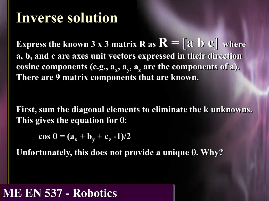 inverse solution