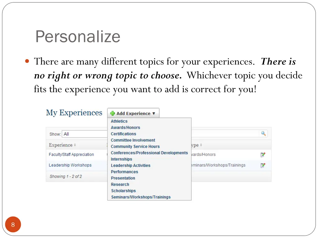 personalize 1