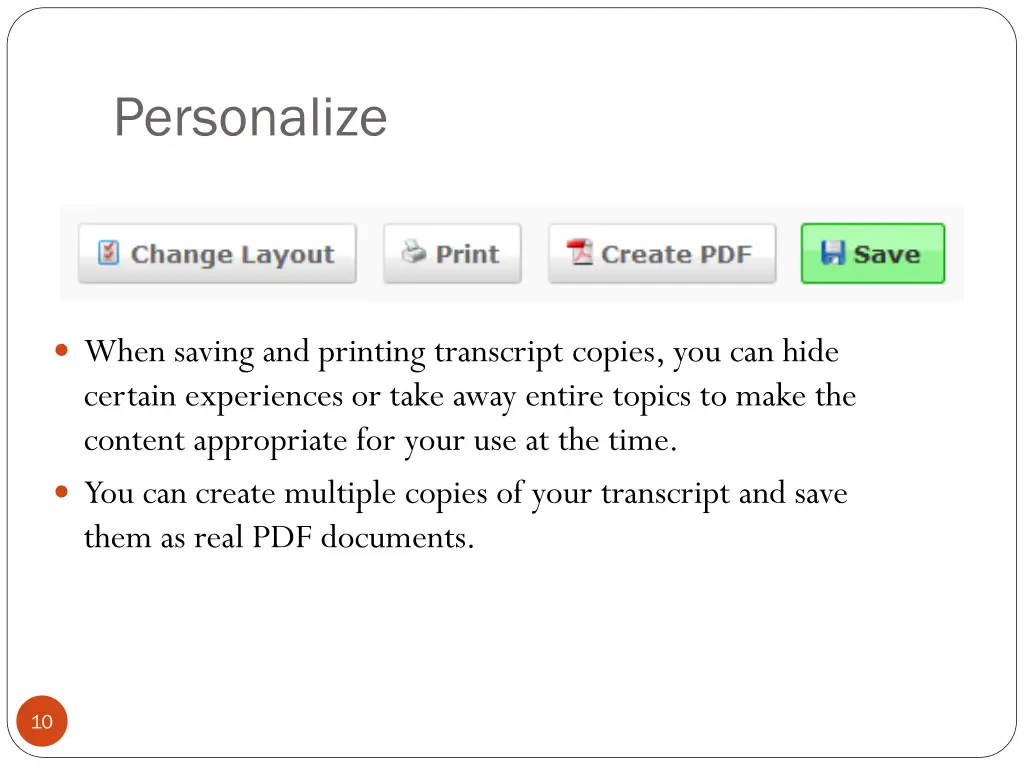 personalize 3