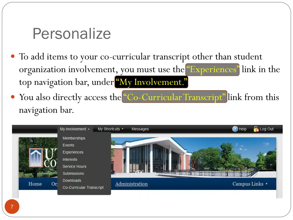 personalize