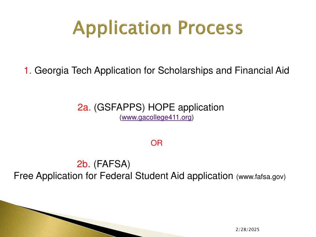 1 georgia tech application for scholarships