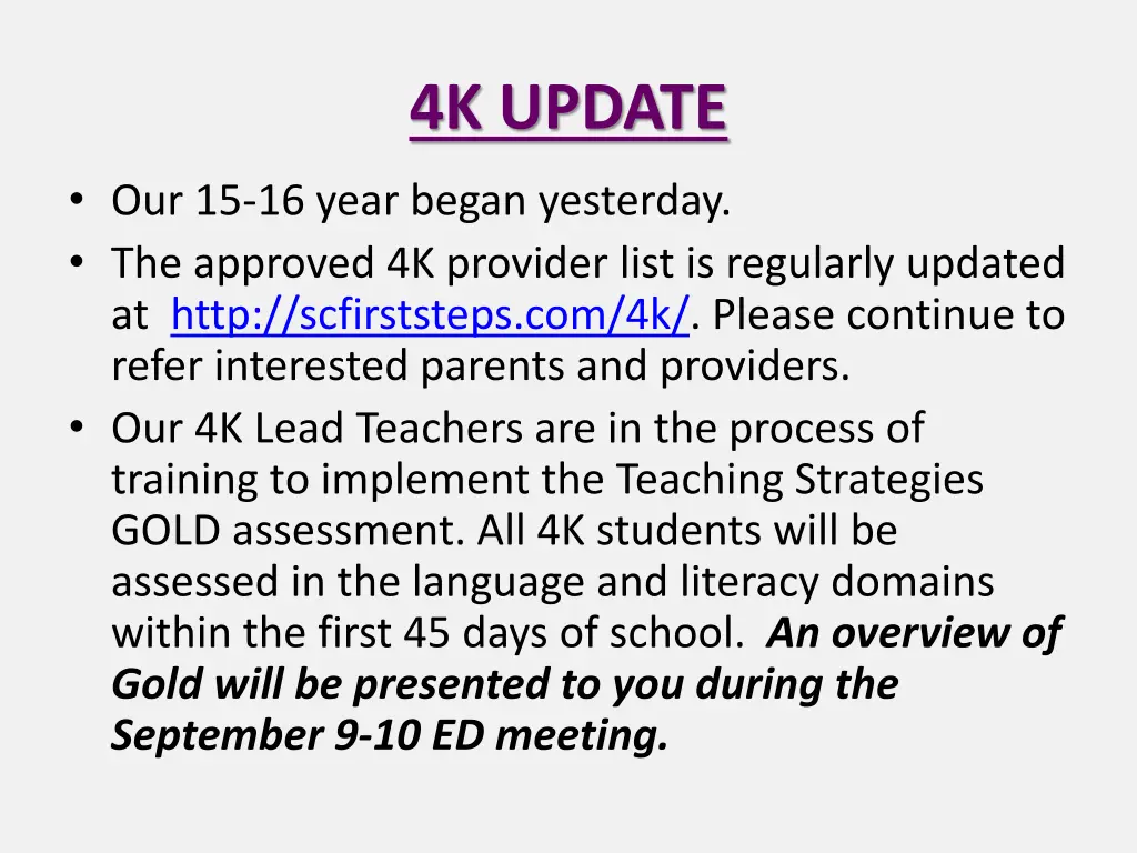 4k update 1