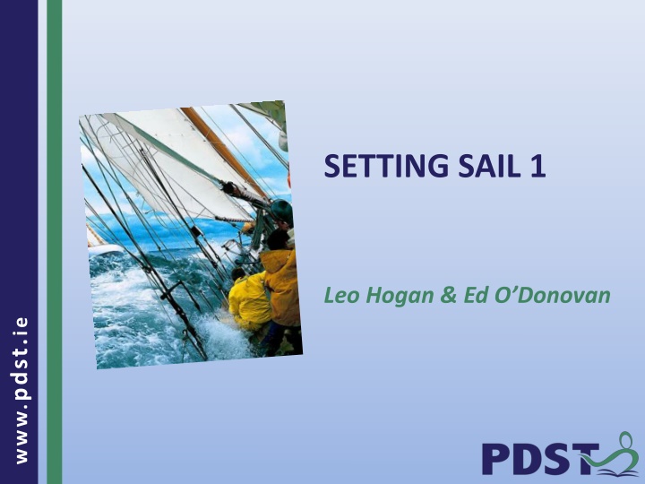 setting sail 1