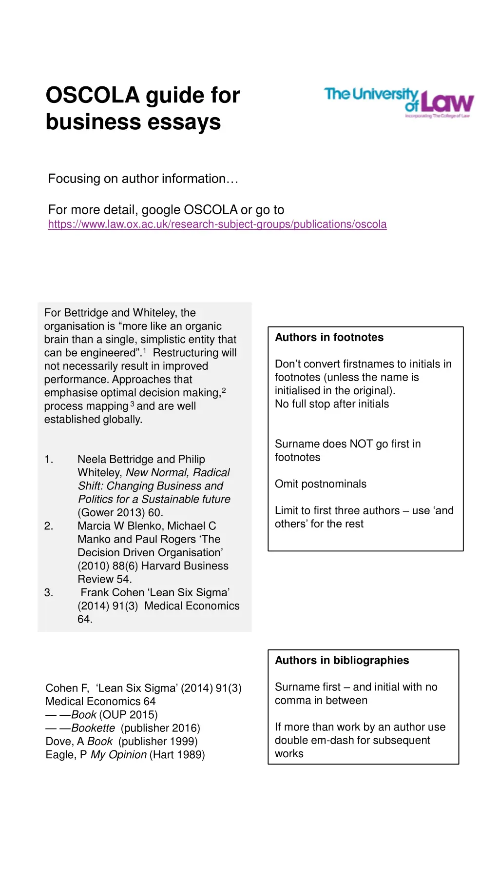oscola guide for business essays 2