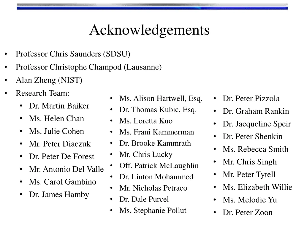 acknowledgements