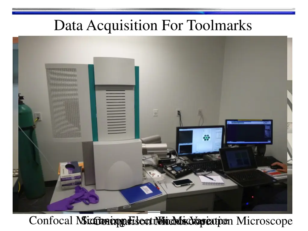 data acquisition for toolmarks