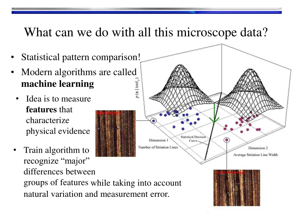 what can we do with all this microscope data