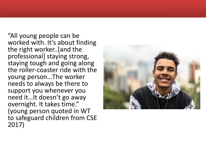 all young people can be worked with it s about