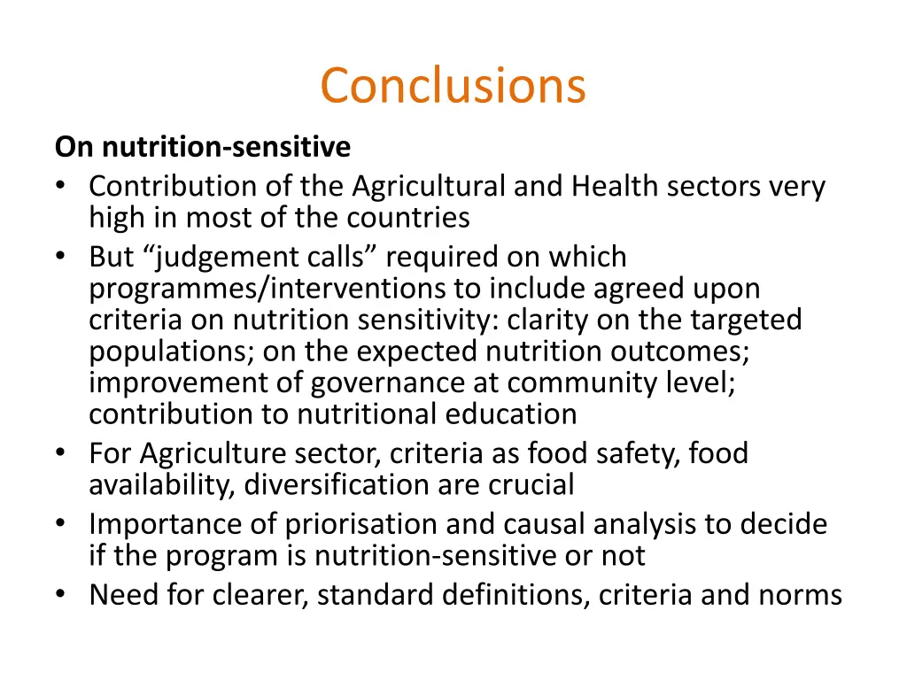 conclusions 1