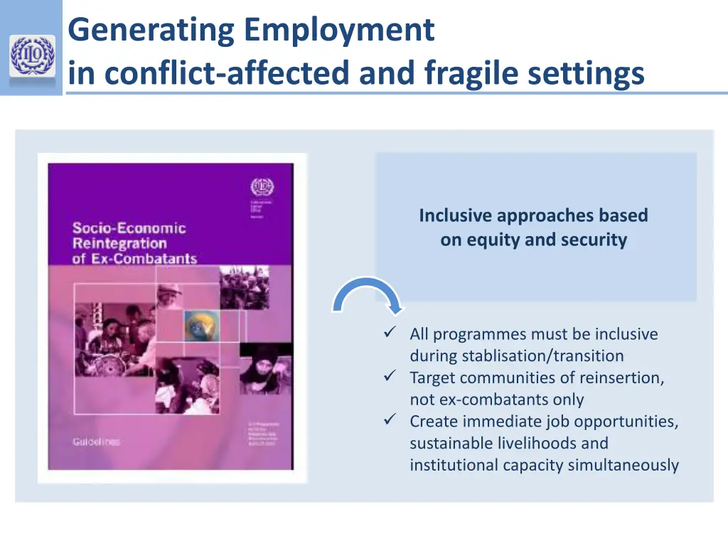 generating employment in conflict affected 2