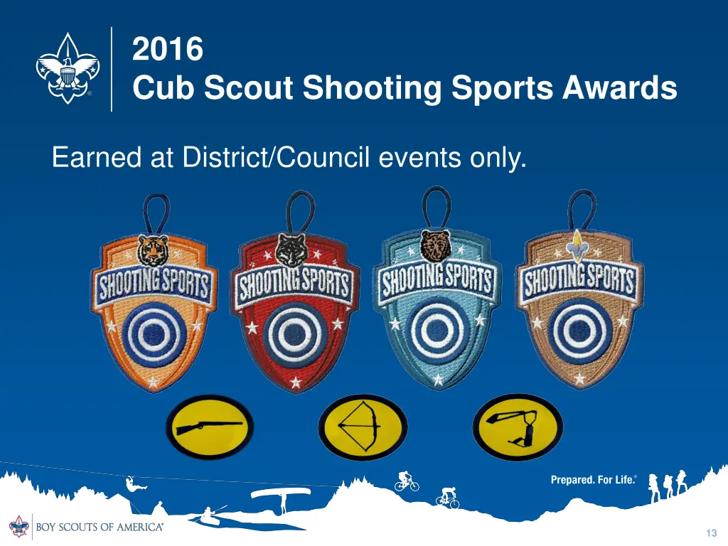 2016 cub scout shooting sports awards