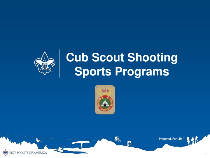 cub scout shooting sports programs