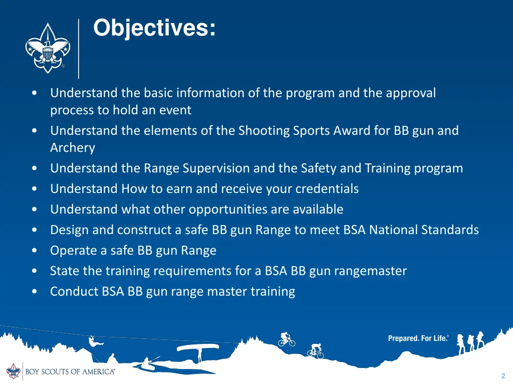 objectives