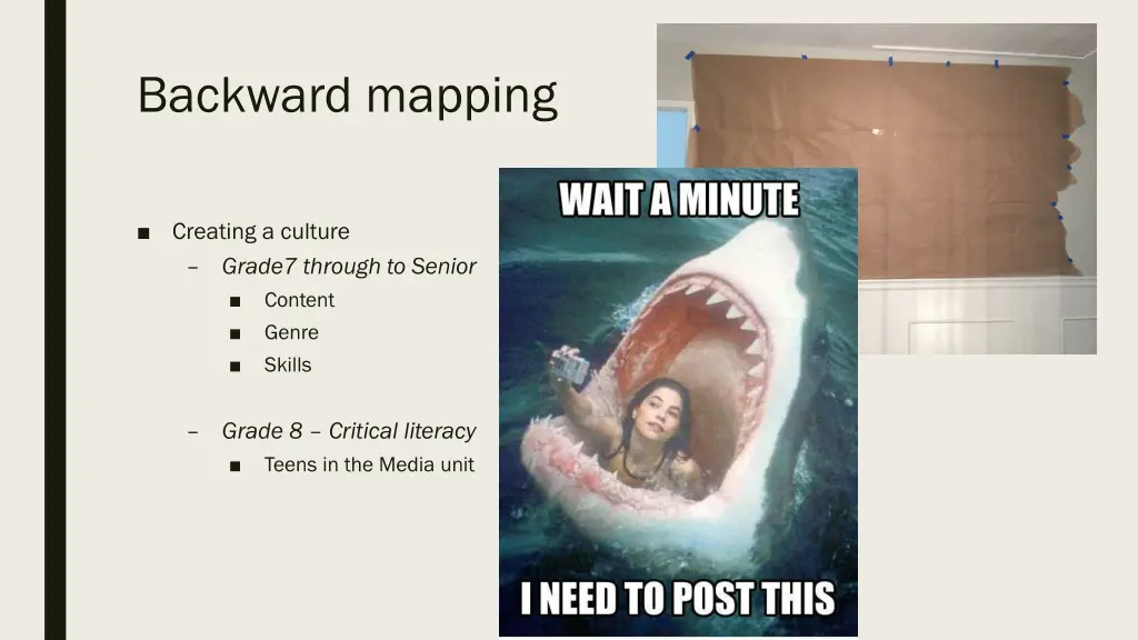 backward mapping