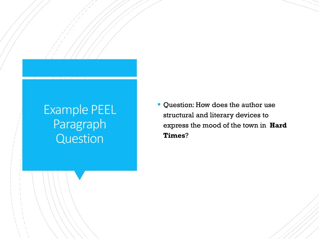 question how does the author use structural
