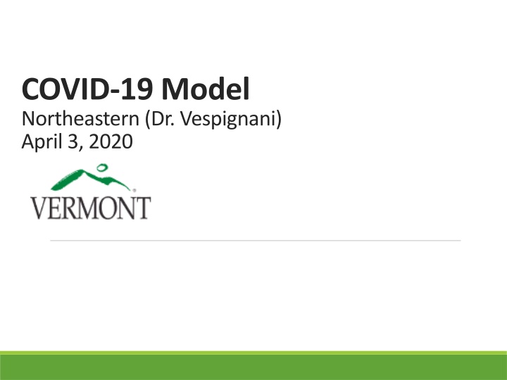 covid 19 model northeastern dr vespignani april