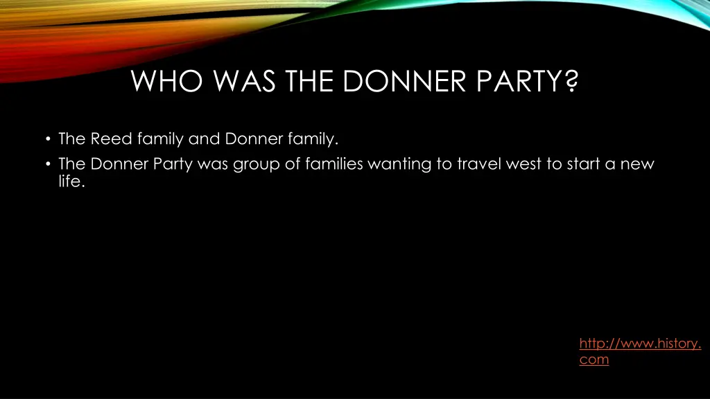 who was the donner party