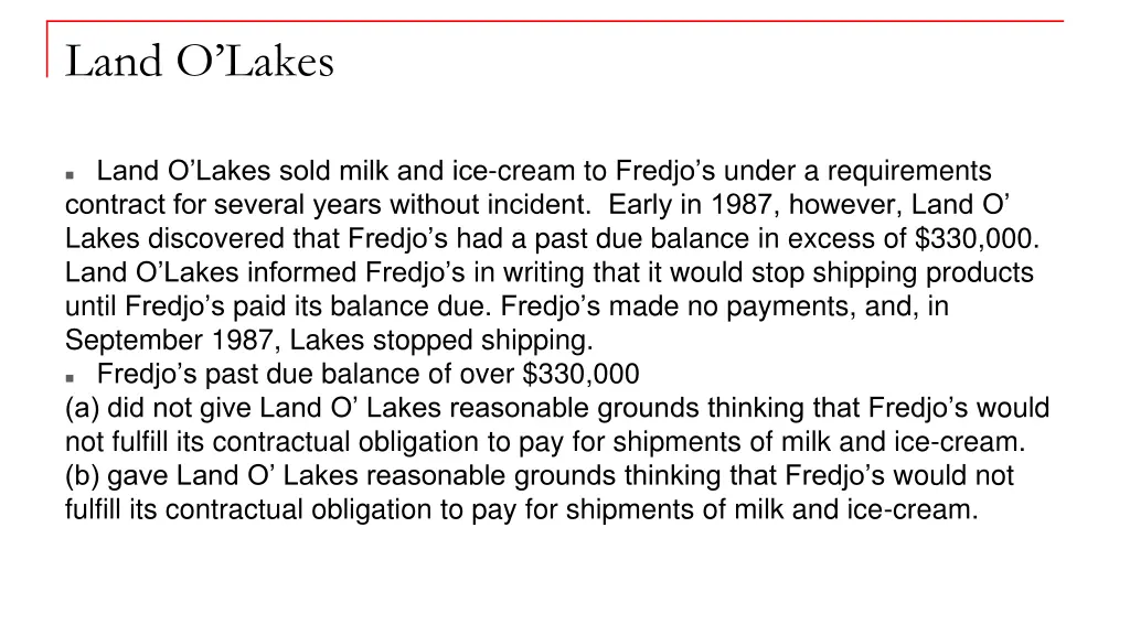 land o lakes