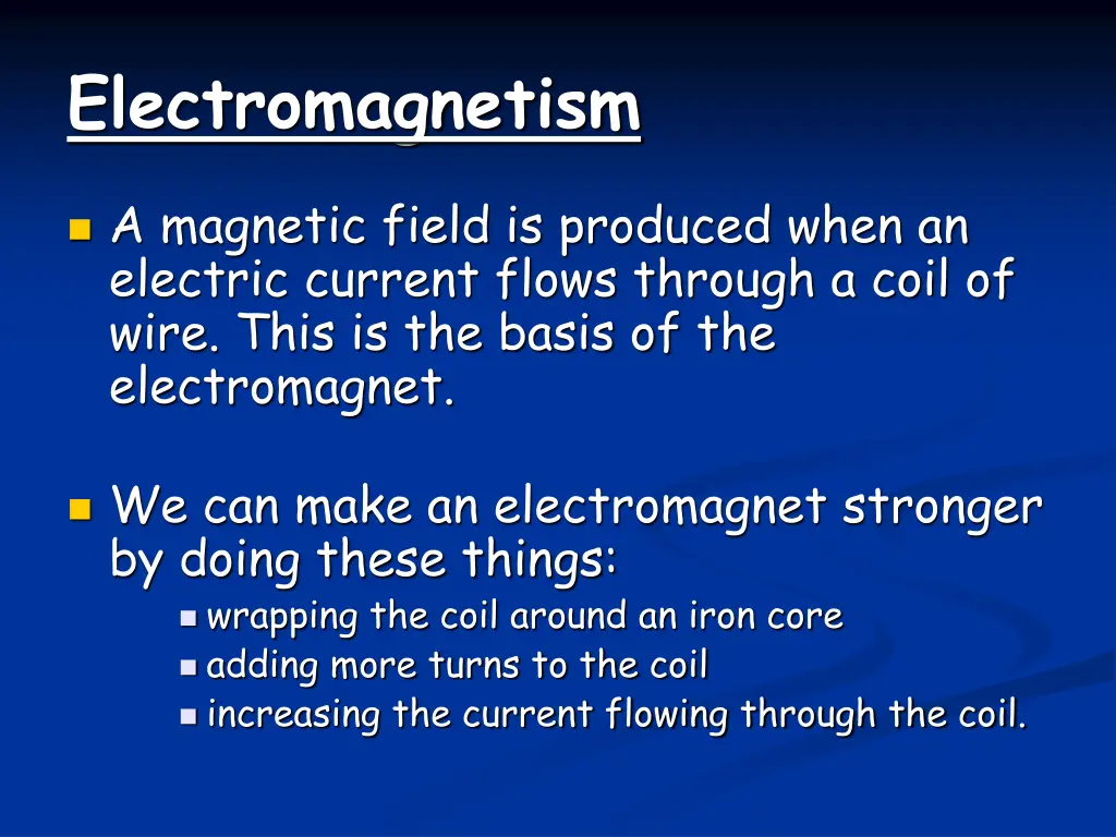 electromagnetism
