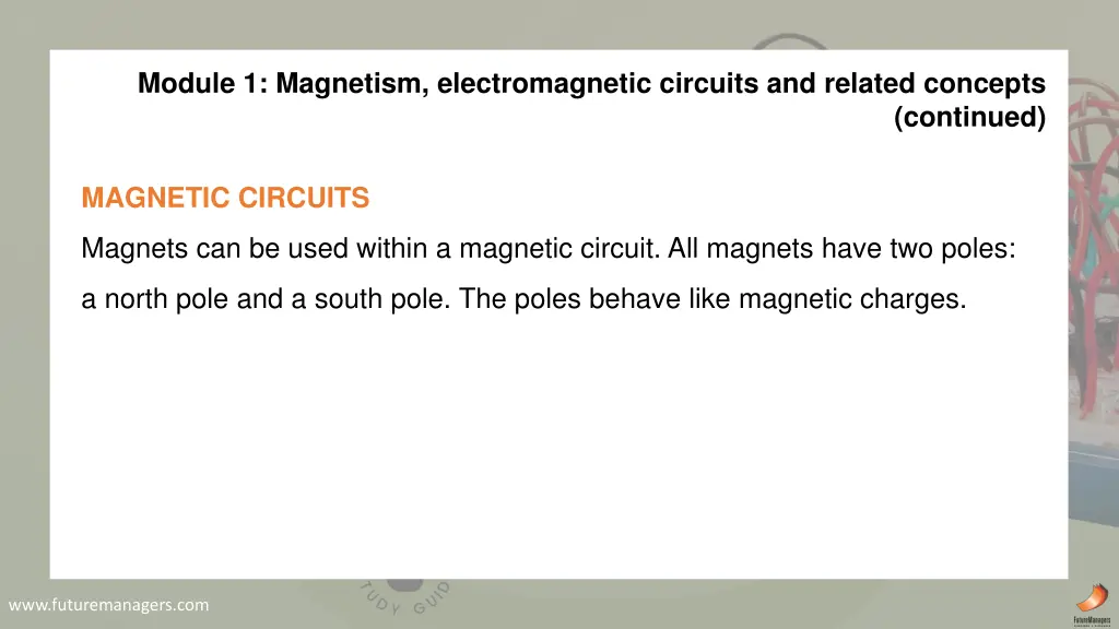 module 1 magnetism electromagnetic circuits 1