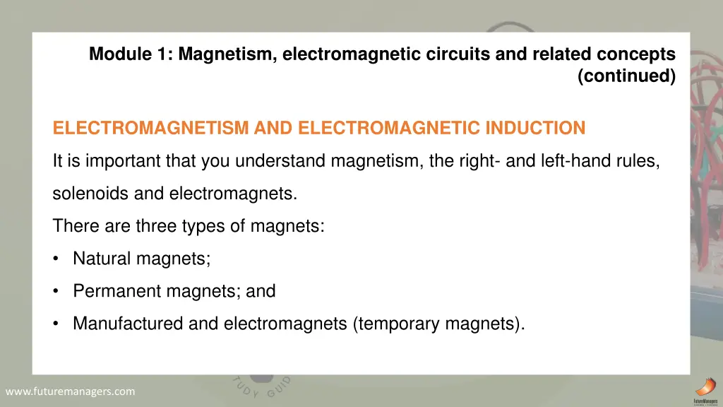 module 1 magnetism electromagnetic circuits 2