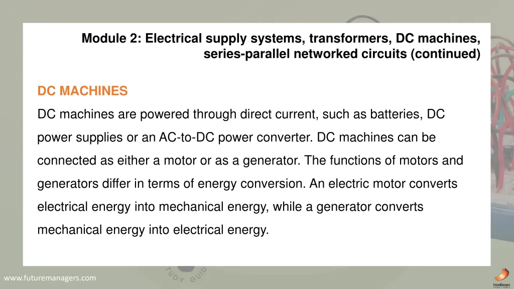 module 2 electrical supply systems transformers 4