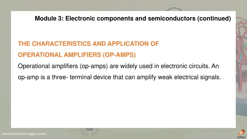 module 3 electronic components and semiconductors 3