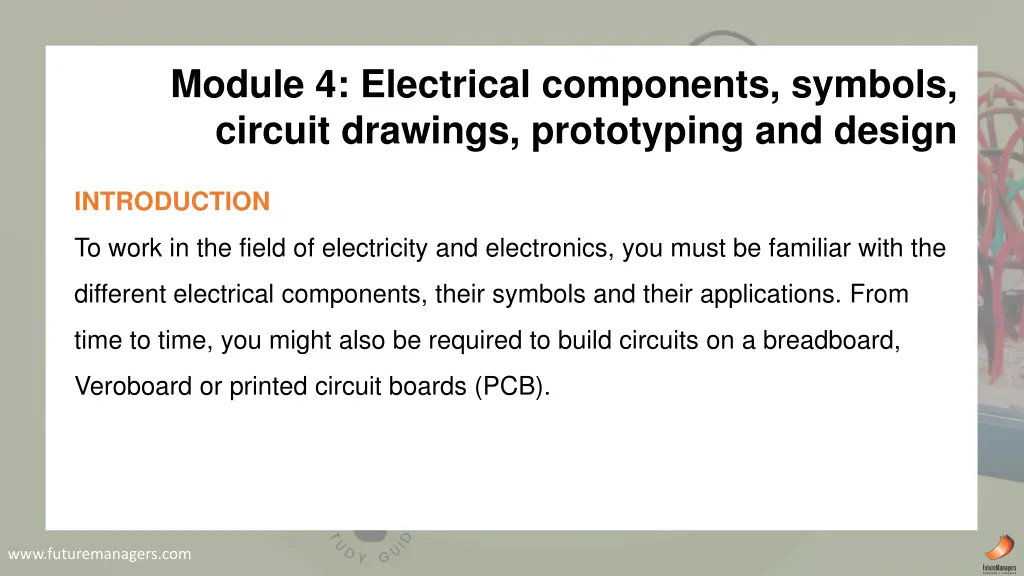 module 4 electrical components symbols circuit