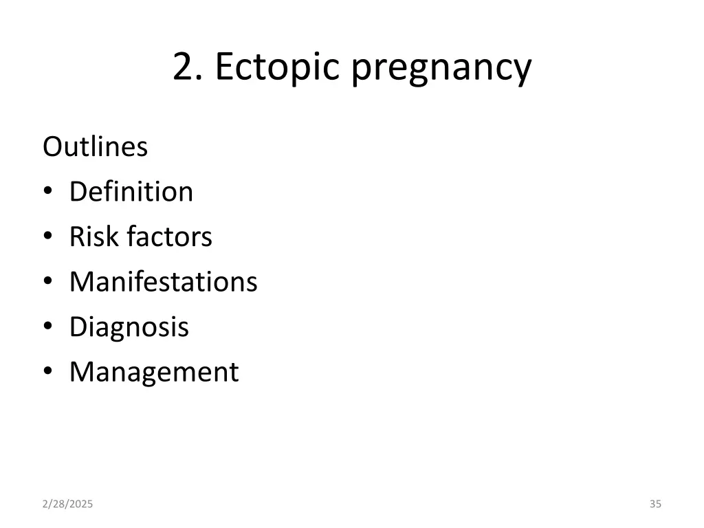2 ectopic pregnancy