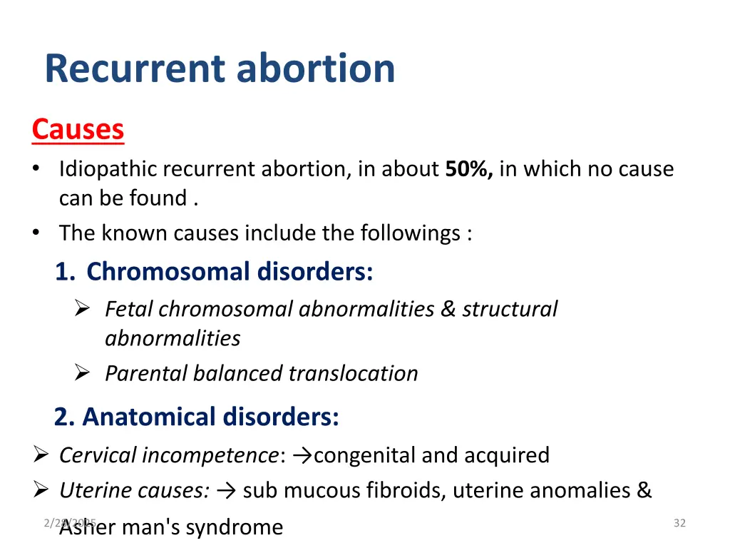 recurrent abortion 1