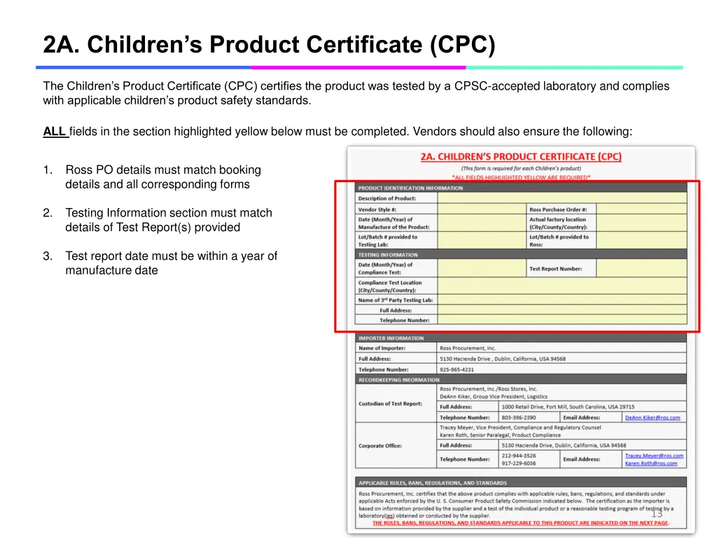2a children s product certificate cpc