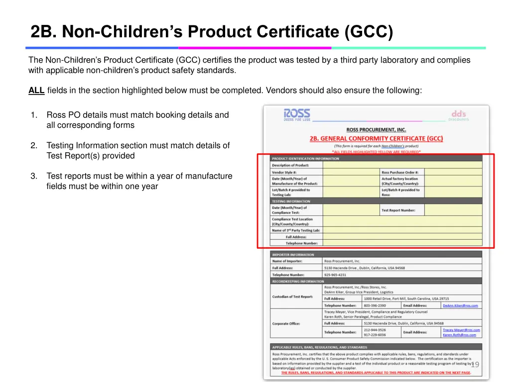 2b non children s product certificate gcc