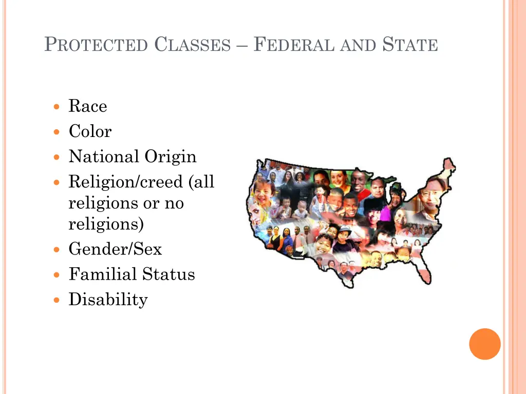 p rotected c lasses f ederal and s tate
