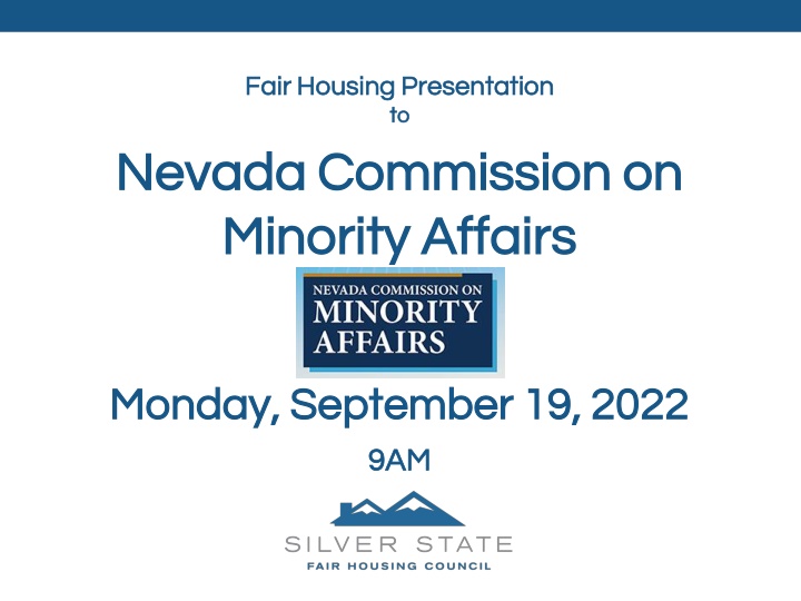 fair housing presentation fair housing