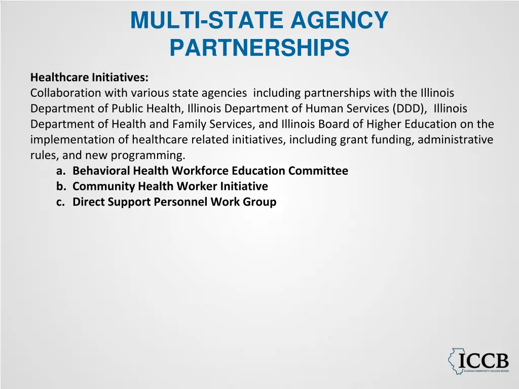 multi state agency partnerships 2