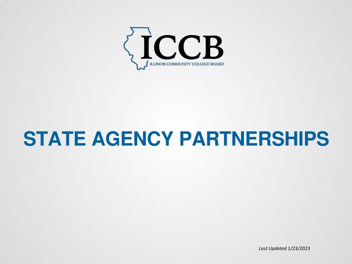 state agency partnerships