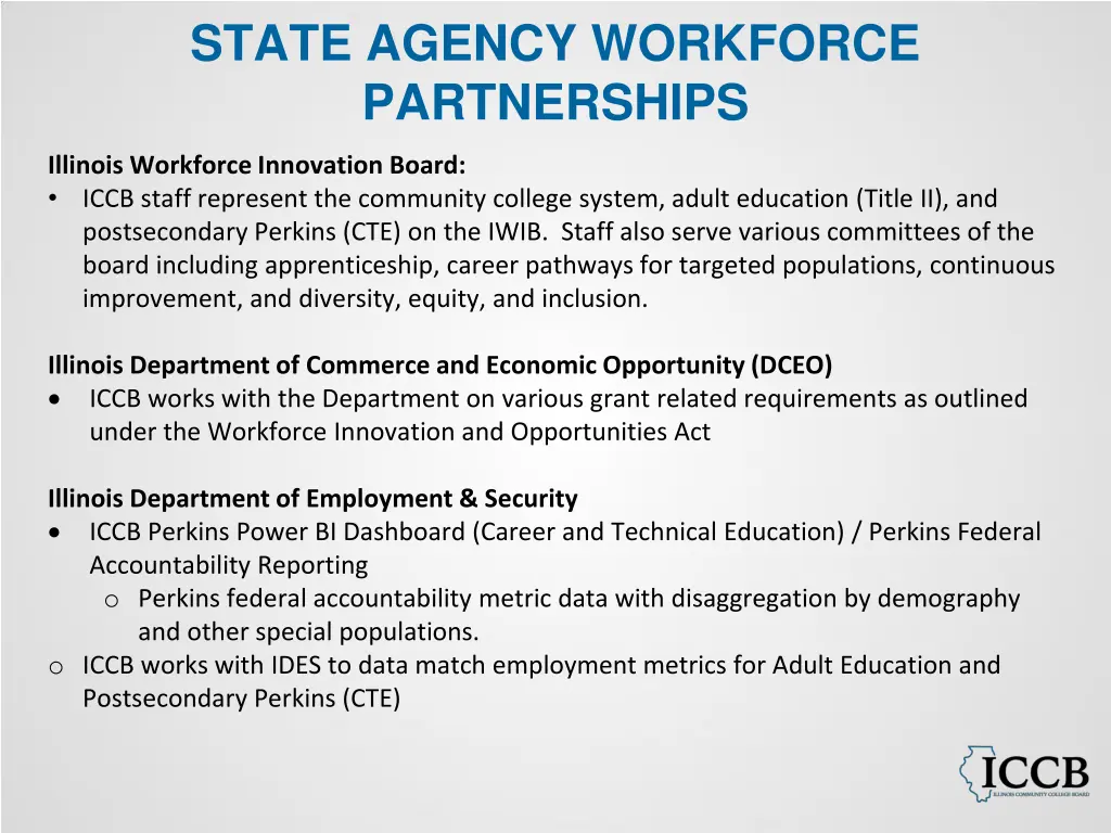 state agency workforce partnerships 1