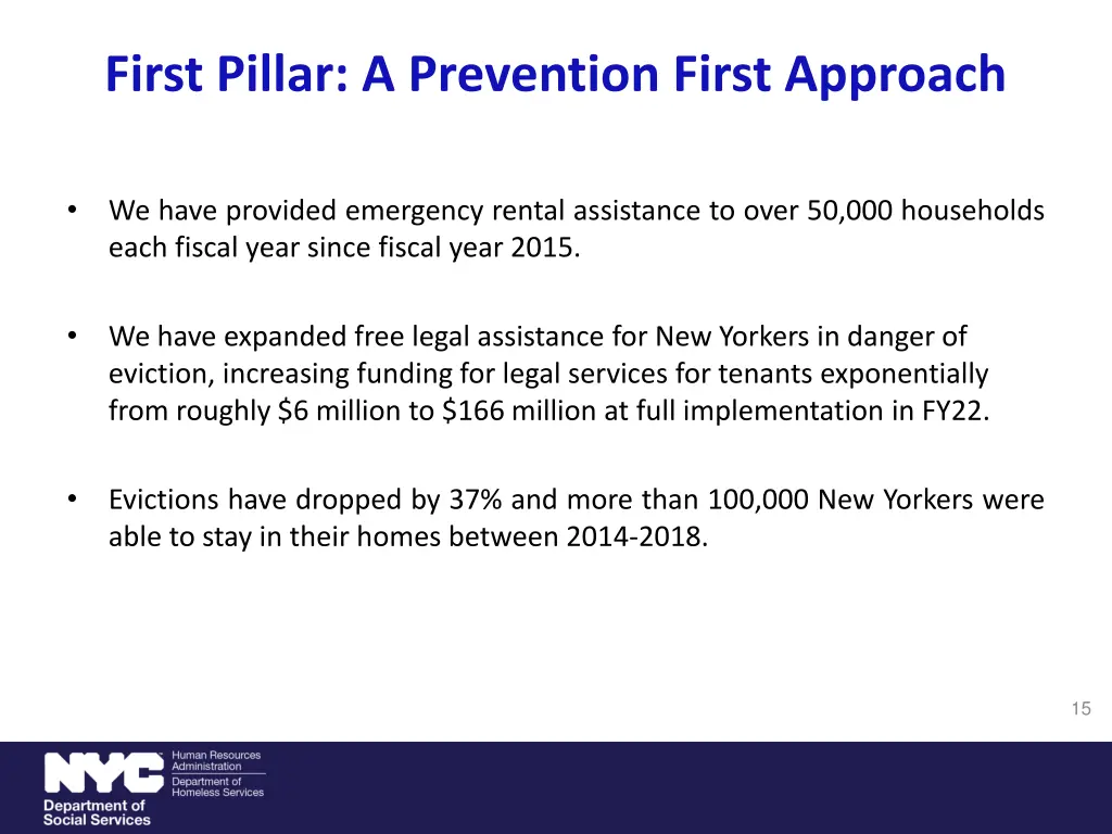 first pillar a prevention first approach