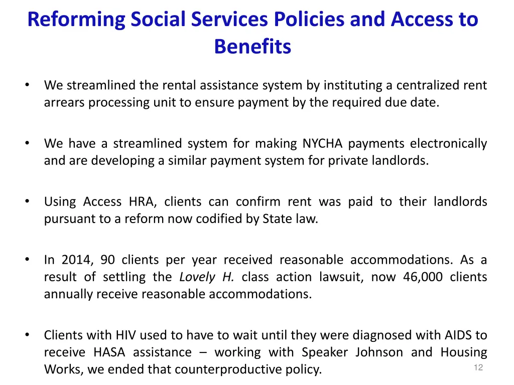 reforming social services policies and access 4
