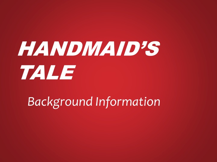 handmaid s tale